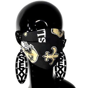 New Orleans Handmade Cotton Face Mask,Re/Wash.